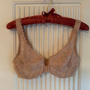 Glamorise Front Close Lace Bra